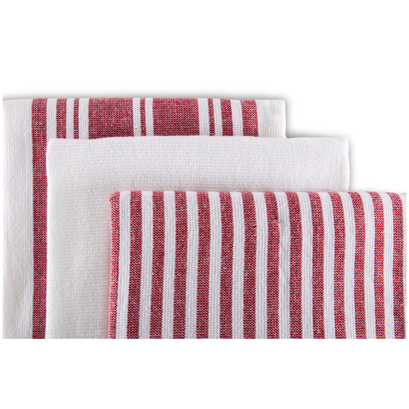 Strofinaccio "Culinary Duo Stripe", confezione 3 pezzi cm 50x76