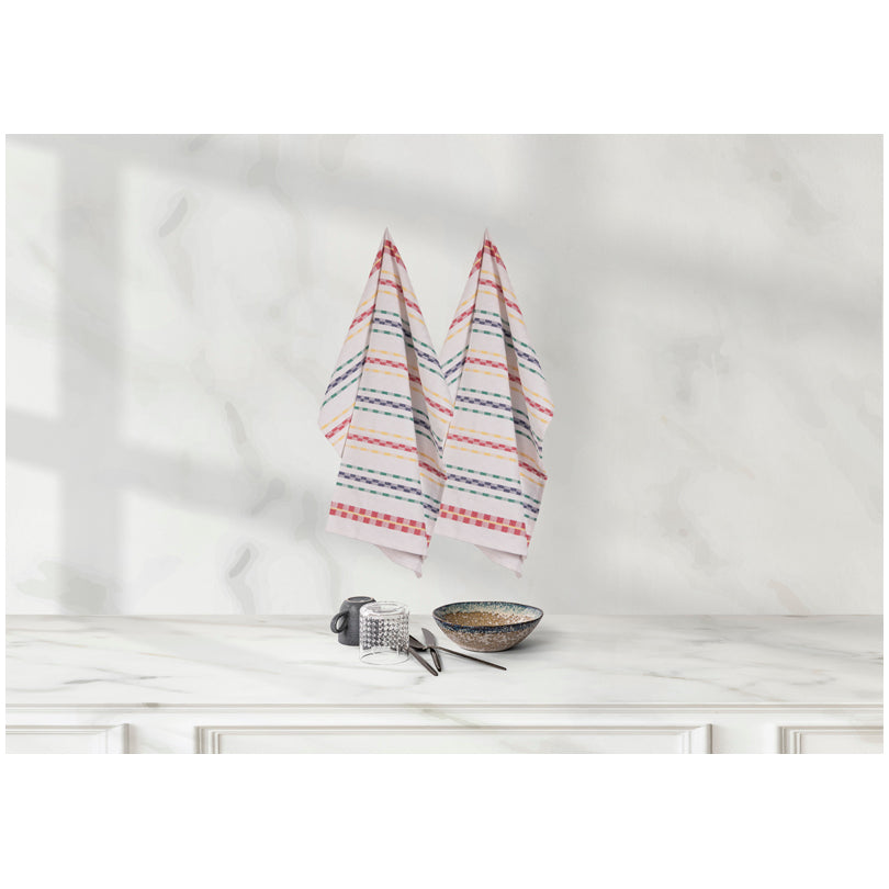 Strofinaccio "Colori", confezione 3 pezzi cm 65x65