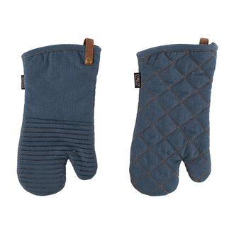 Guanto da forno "Indigo", confezione 2 pezzi (1D + 1S) cm 17x33