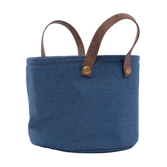 Sacchetto portapane "Indigo", con 2 pratiche maniglie cm Ø18x15