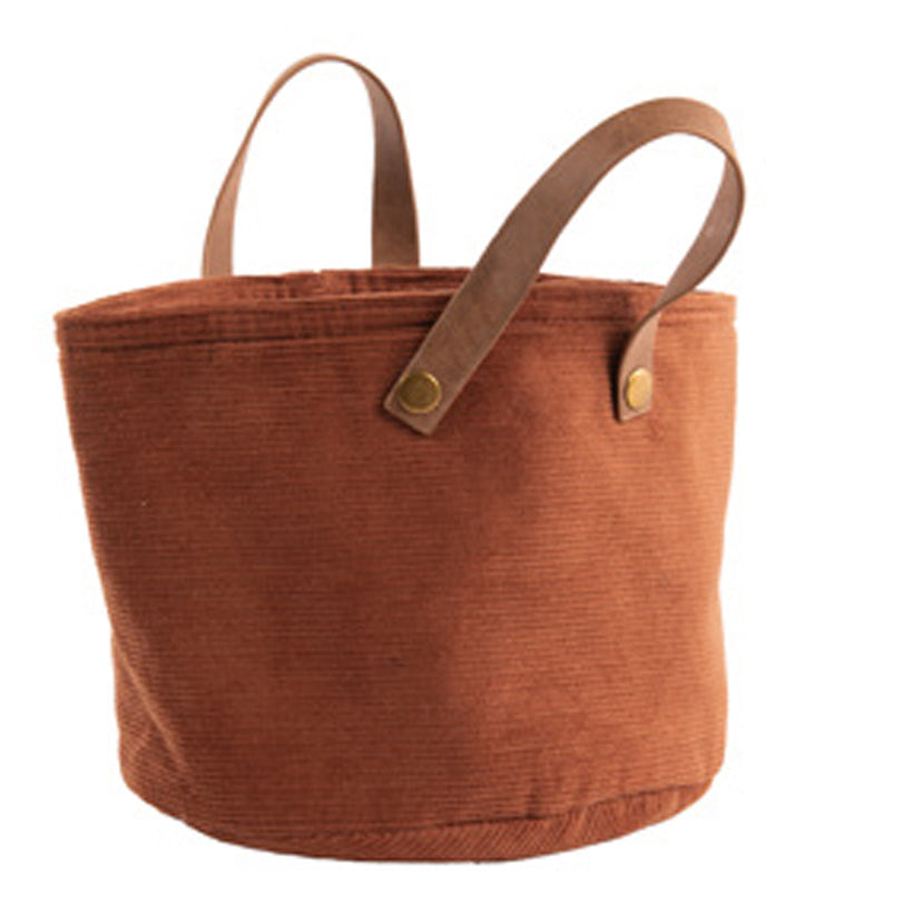 Sacchetto portapane "Velmar", con 2 pratiche maniglie cm Ø18x15