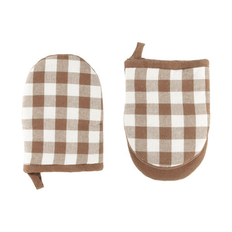 Presina pinza "Gingham", confezione 2 pezzi cm 13x19