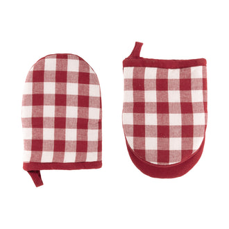 Presina pinza "Gingham", confezione 2 pezzi cm 13x19