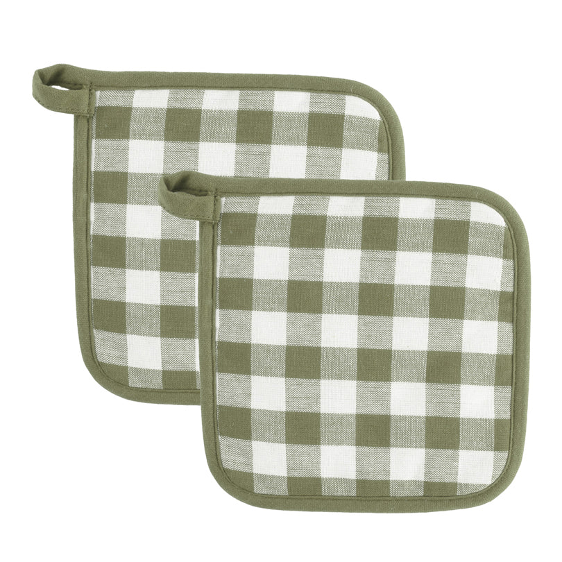 Presina "Gingham", confezione 2 pezzi cm 20x20