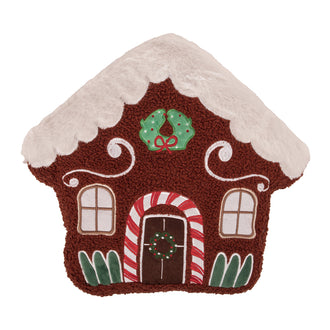 Cuscino decorativo "Casa panpepato",imbottito cm 38x8x35