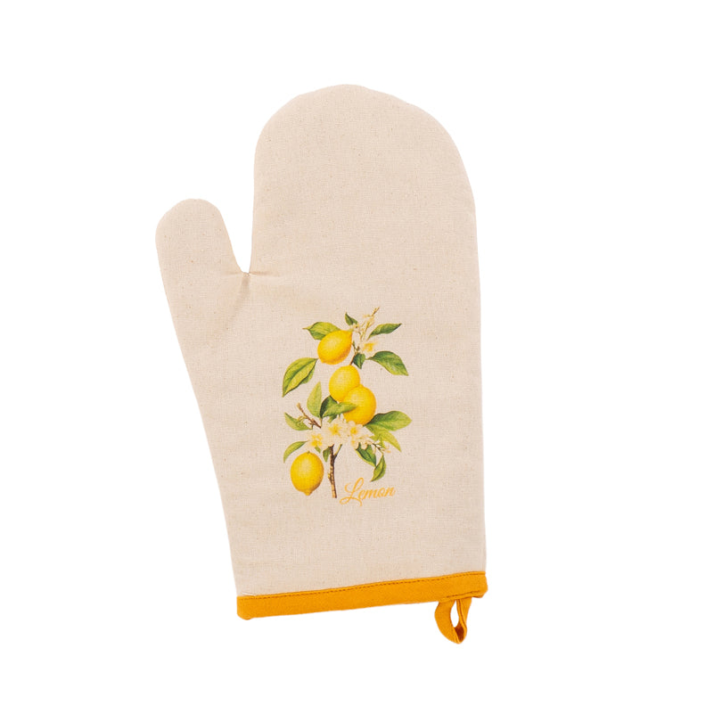 Guanto da forno "Viva - Lemon", confezione 2 pezzi (1D + 1S) cm 18x28