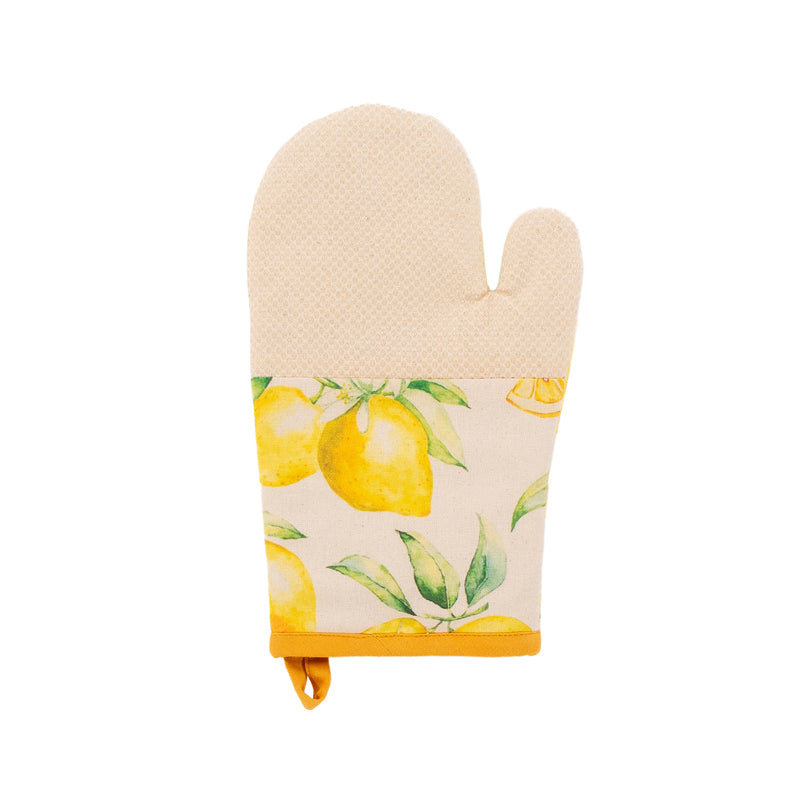 Guanto da forno "Viva - Lemon All", confezione 2 pezzi (1D + 1S) cm 18x28
