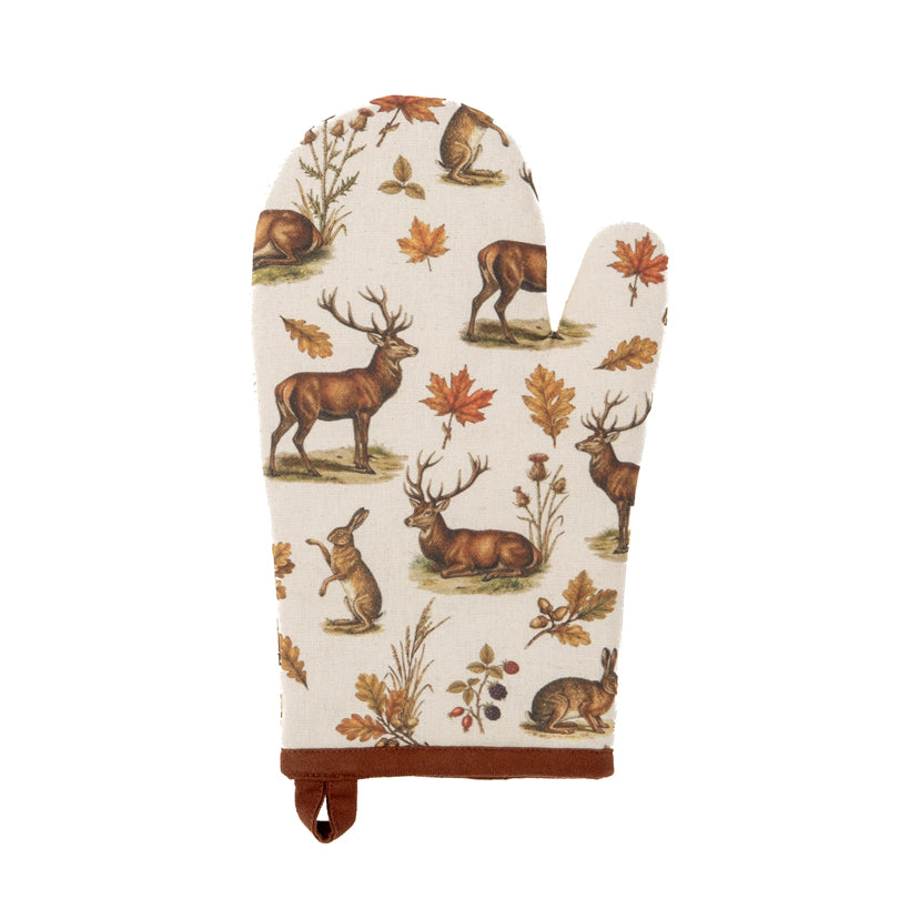 Guanto da forno "Viva - Deer & Hare", confezione 2 pezzi (1D + 1S) cm 18x28