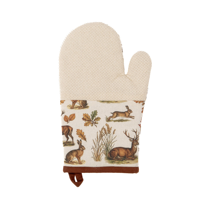 Guanto da forno "Viva - Deer & Hare", confezione 2 pezzi (1D + 1S) cm 18x28