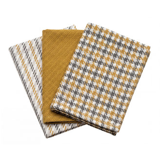 Strofinaccio "Hudson", confezione assortita da 3 pezzi cm 50x70