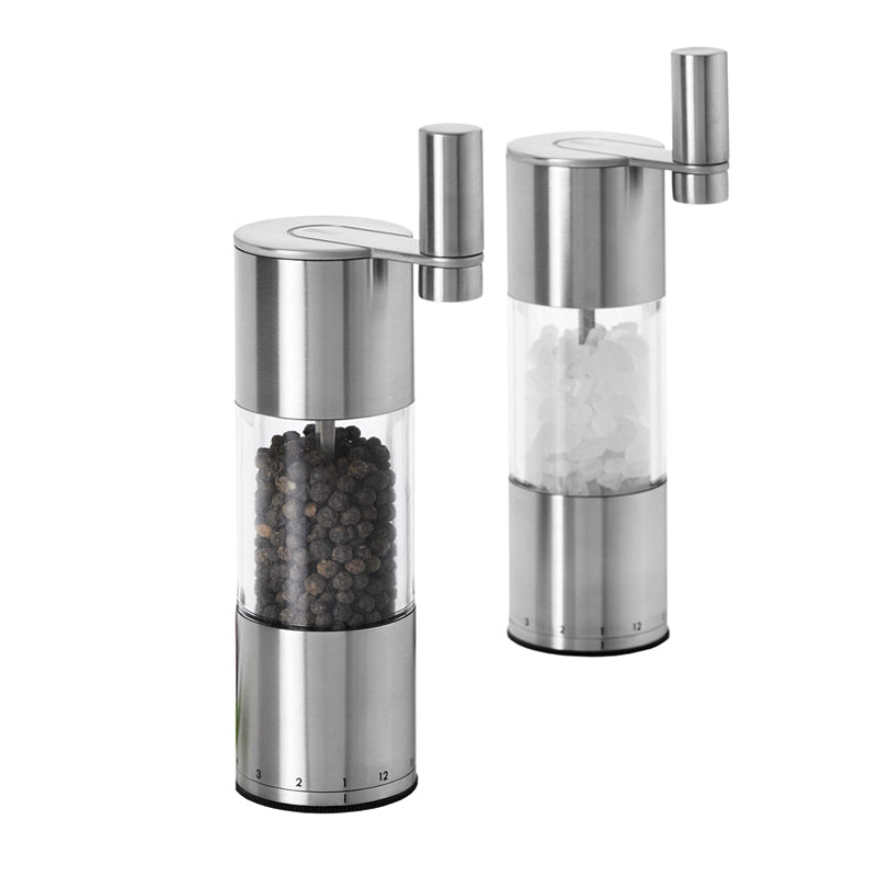 Macina a manovella "Select" per pepe o sale cm 8x20