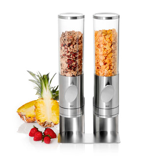 Dispenser di cereali doppio con supporto "Deposito Duo" cm 21x42,5