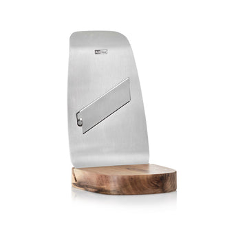 Tagliatartufi "Tufo" con supporto in legno cm 9,5x16,5