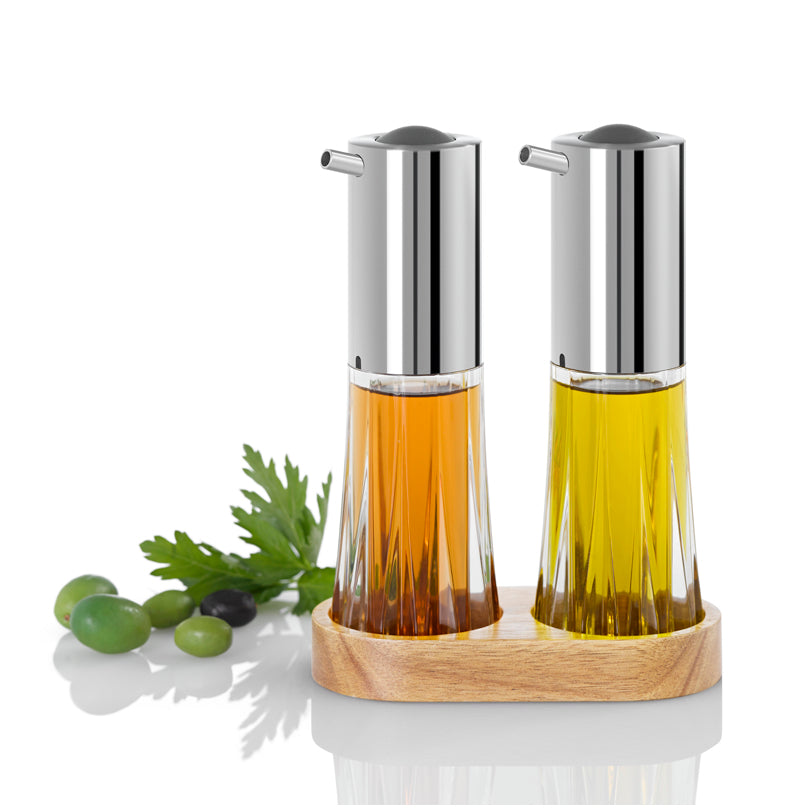 Menagere con dosatore per olio e aceto spray "Crystal" cm 13,5x6,7x18,5