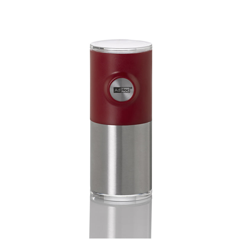 Tritapeperoncino/-spezie magnetico "Pepnetic" con supporto parete. cm Ø4,5x11