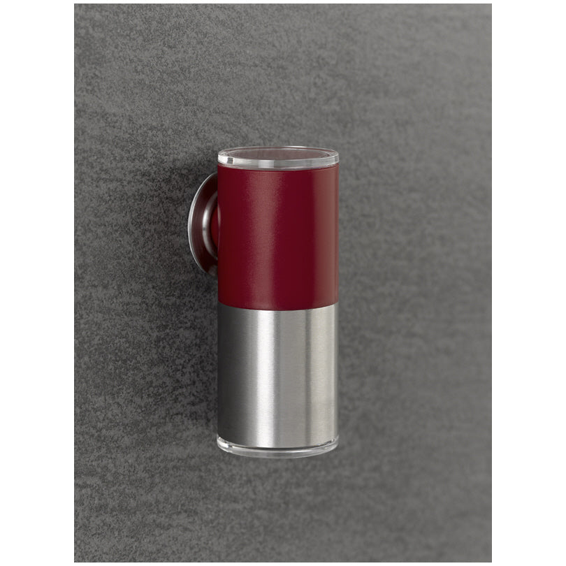 Tritapeperoncino/-spezie magnetico "Pepnetic" con supporto parete. cm Ø4,5x11