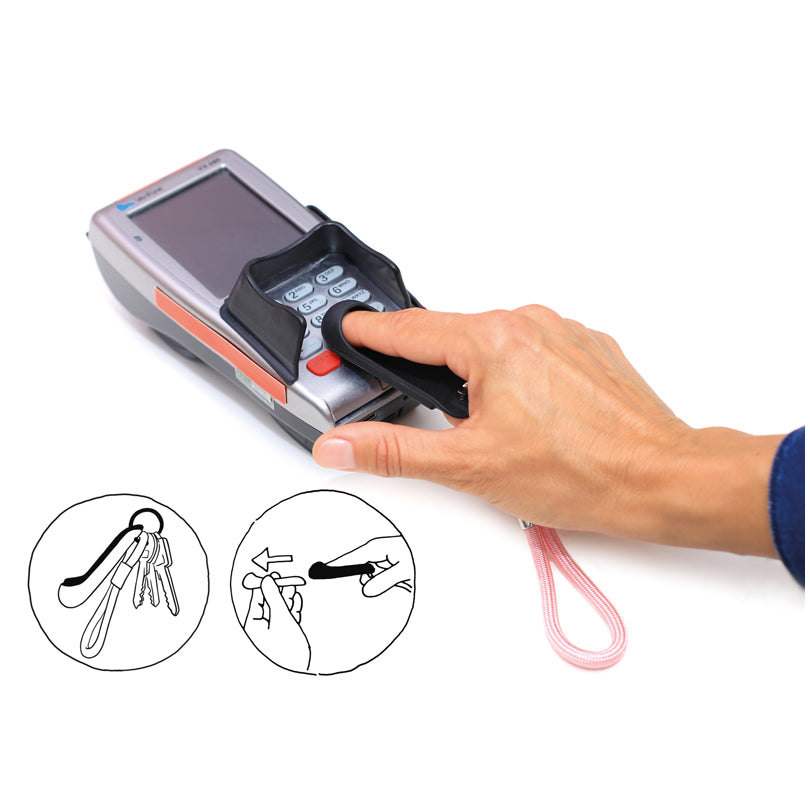 Proteggidita/Portachiave "Safety Touch cm 2,7x8