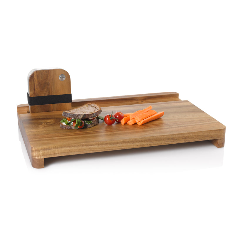 Tagliere con lunchbox integrato "Cotto" cm 48x33,7x5,5/16,5x