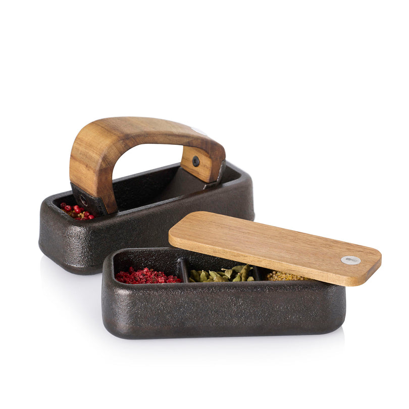 Mortaio rettangolare "Rocca" cm 17x7,2x10,7