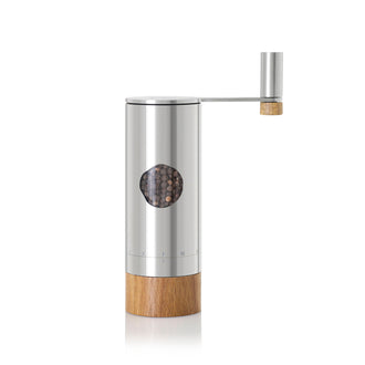 Macina a manovella "PowerMill", per pepe o sale cm Ø6x20