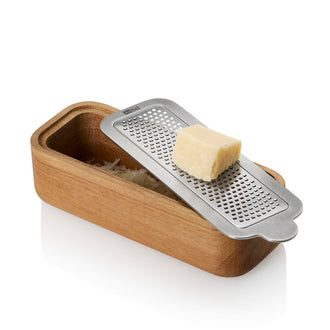 Grattugia con taglio fine "CutnServe" e recipiente di raccolta cm 18x6,8x5