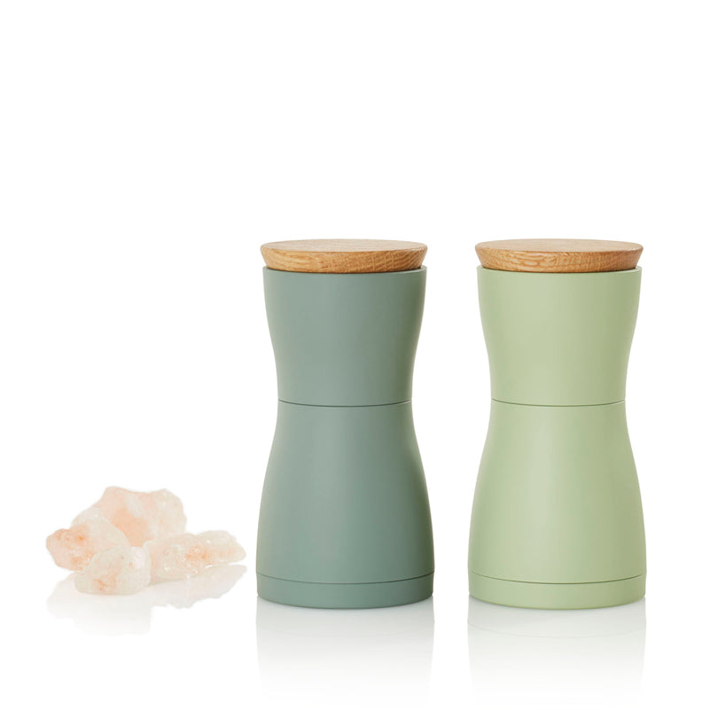 Macinapepe e macinasale "Twin", confezione 2 pezzi cm Ø6,2x13,3