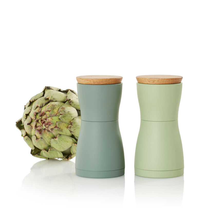 Macinapepe e macinasale "Twin", confezione 2 pezzi cm Ø6,2x13,3