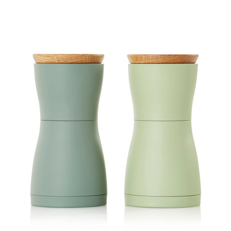 Macinapepe e macinasale "Twin", confezione 2 pezzi cm Ø6,2x13,3