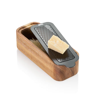 Grattugia con taglio fine "CutnServe" e recipiente di raccolta cm 18x6,8x5