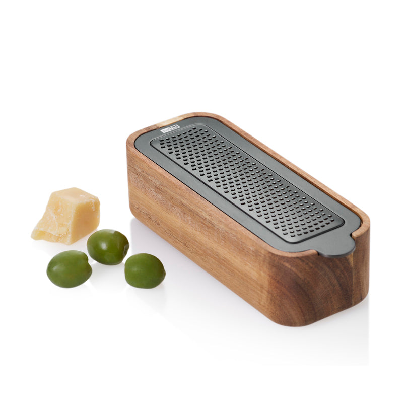 Grattugia con taglio fine "CutnServe" e recipiente di raccolta cm 18x6,8x5