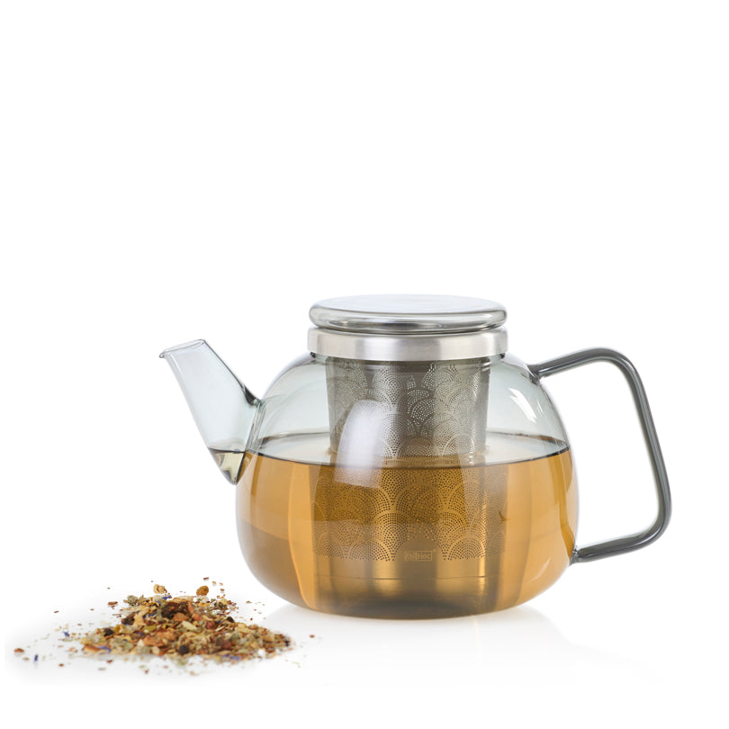 Teiera con infusore in acciaio inox "Yuna" l 1,2/cm Ø15x13