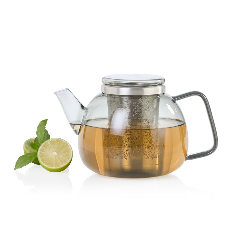 Teiera con infusore in acciaio inox "Yuna" l 1,2/cm Ø15x13