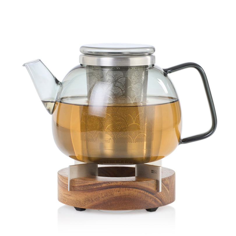 Teiera con infusore in acciaio inox "Yuna" l 1,2/cm Ø15x13