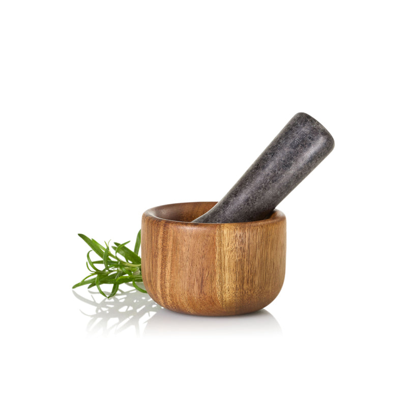 Mortaio con pestello "Taru" cm Ø9x6