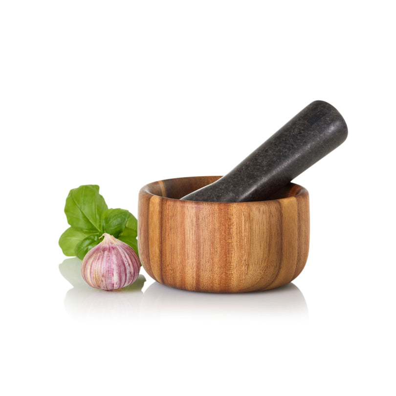 Mortaio con pestello "Taru" cm Ø11x6