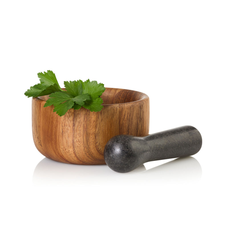 Mortaio con pestello "Taru" cm Ø13x6