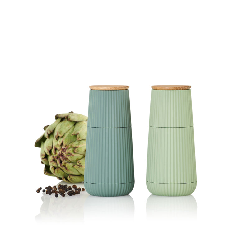 Macinapepe e macinasale "Scape", confezione assortita da  2 pezzi cm Ø5,8x12,3