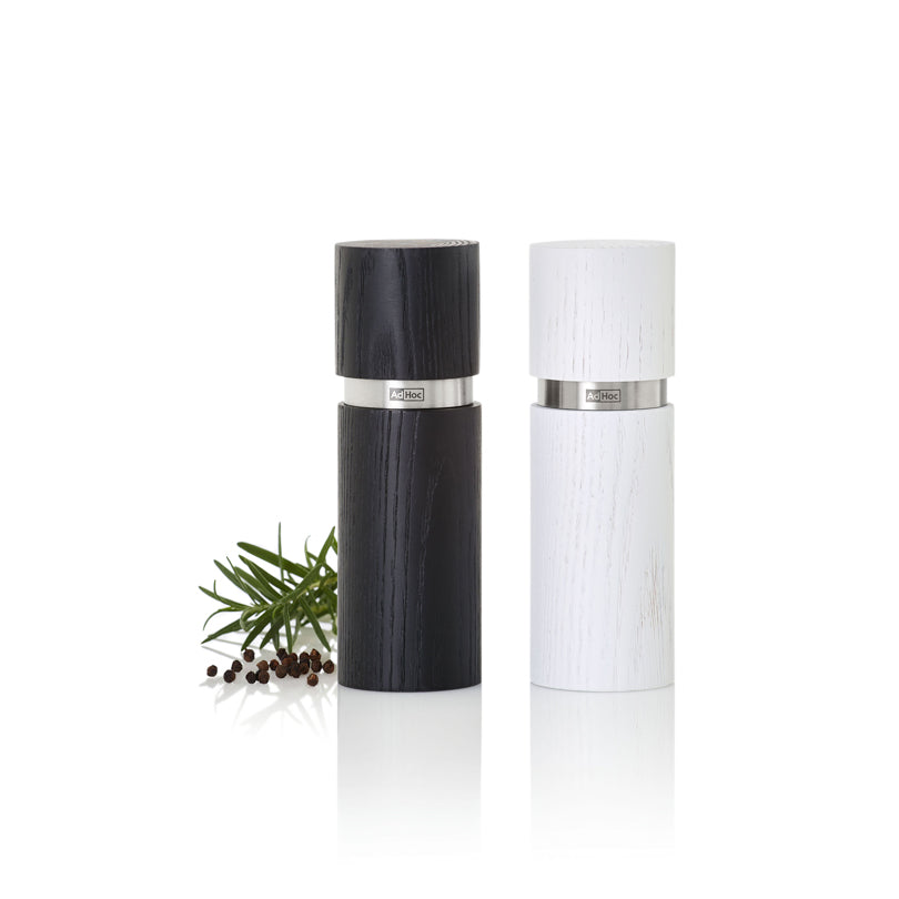 Macinapepe e macinasale "Textura", confezione assortita da 2 pezzi cm Ø5x15