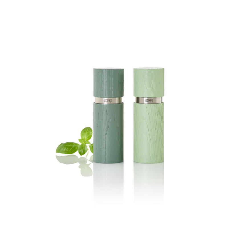 Macinapepe e macinasale "Textura", confezione assortita da 2 pezzi cm Ø5x15