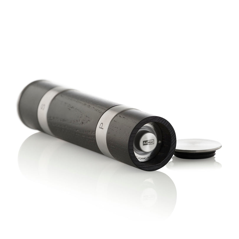 Macina doppia "Duomill" per pepe e sale cm Ø5,5x23