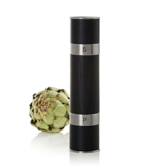 Macina doppia "Duomill" per pepe e sale cm Ø5,5x23