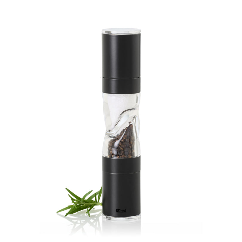 Macina doppia "Duomill Pure" per pepe e sale cm Ø4,5x22