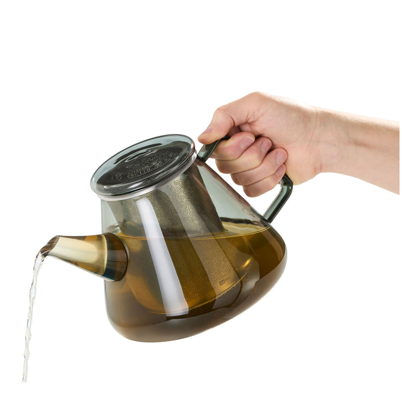 Teiera con infusore in acciaio inox "Orient+" l 1,5/cm Ø18x15