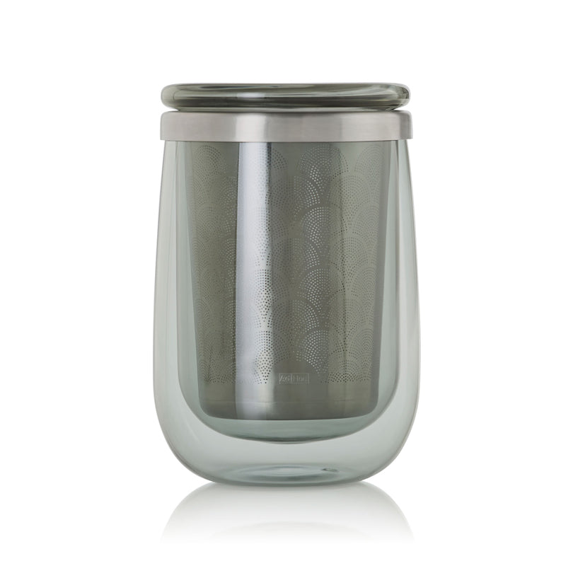 Bicchiere tè con infusore "Fusion Glass" cl 40/cm Ø9x13,5