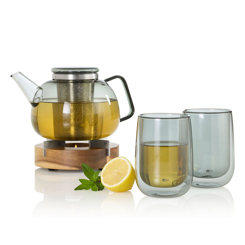 Bicchiere tè "Duo Glass", confezione 2 pezzi cl 40/cm Ø9x13,5