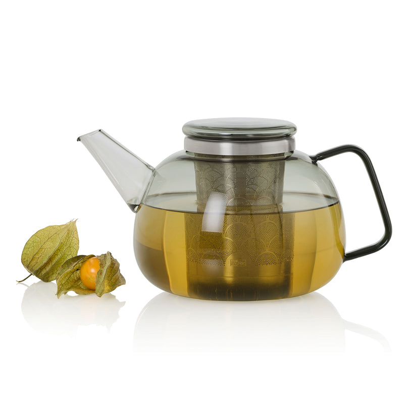 Teiera con infusore in acciaio inox "Yuna" l 1,6/cm Ø15x13