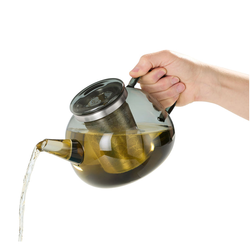 Teiera con infusore in acciaio inox "Yuna" l 1,6/cm Ø15x13