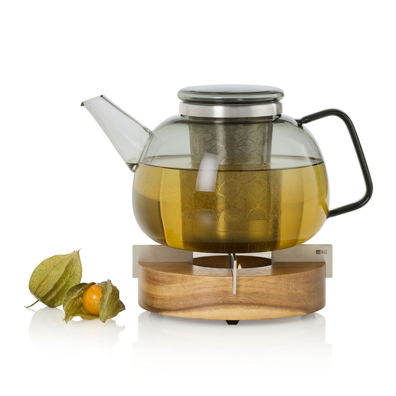 Teiera con infusore in acciaio inox "Yuna" l 1,6/cm Ø15x13