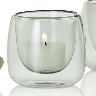 Portalumino "Yuna", confezione 2 pezzi cm Ø7,6x6,8