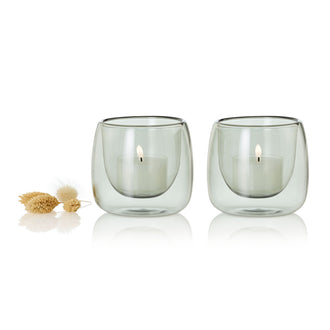 Portalumino "Yuna", confezione 2 pezzi cm Ø7,6x6,8